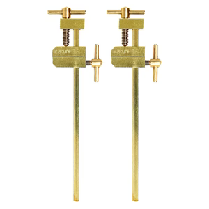 KAKURI Bar Clamps 300㎜ 2Pcs , Brass Gold